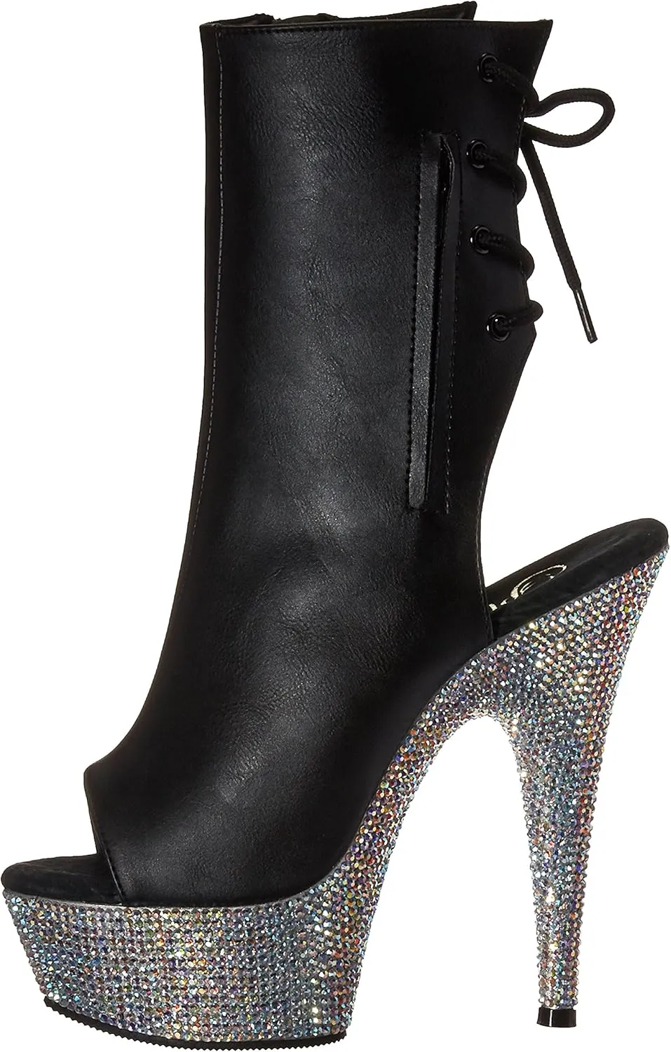 Pleaser Women's BEJEWELED-1018DM-6 Ankle Boot