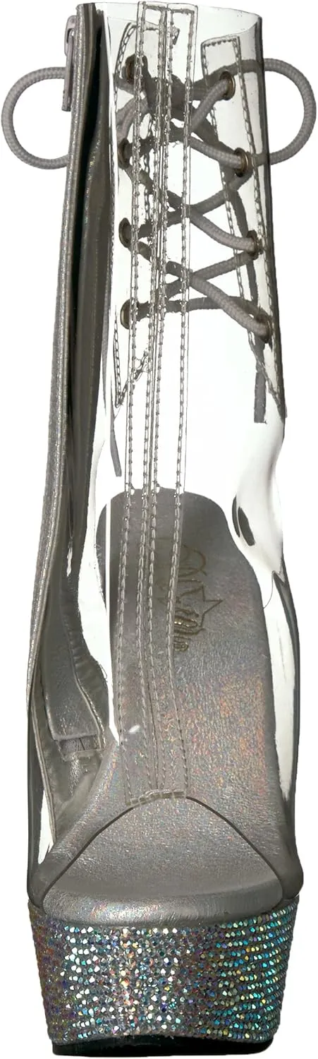 Pleaser Women's BEJEWELED-1018DM-6 Ankle Boot