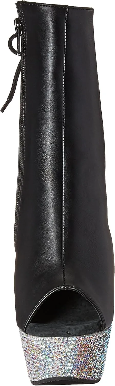 Pleaser Women's BEJEWELED-1018DM-6 Ankle Boot