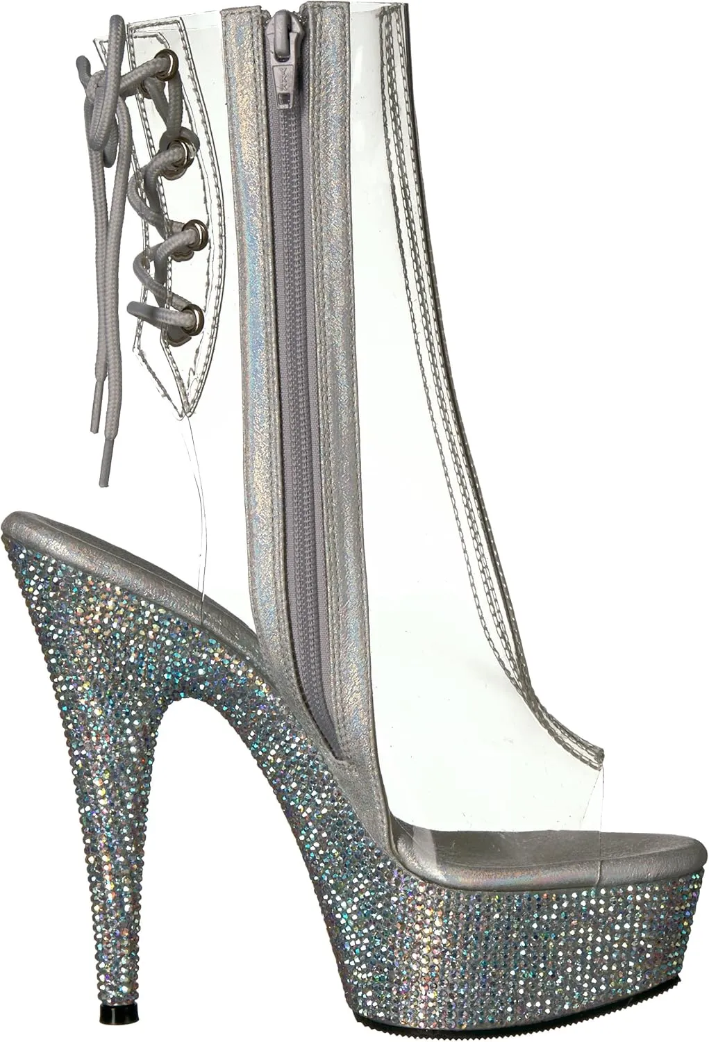 Pleaser Women's BEJEWELED-1018DM-6 Ankle Boot