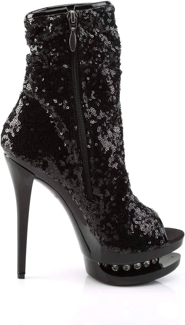 Pleaser Women's Blondie-R-1008 BSQ Ankle Boot