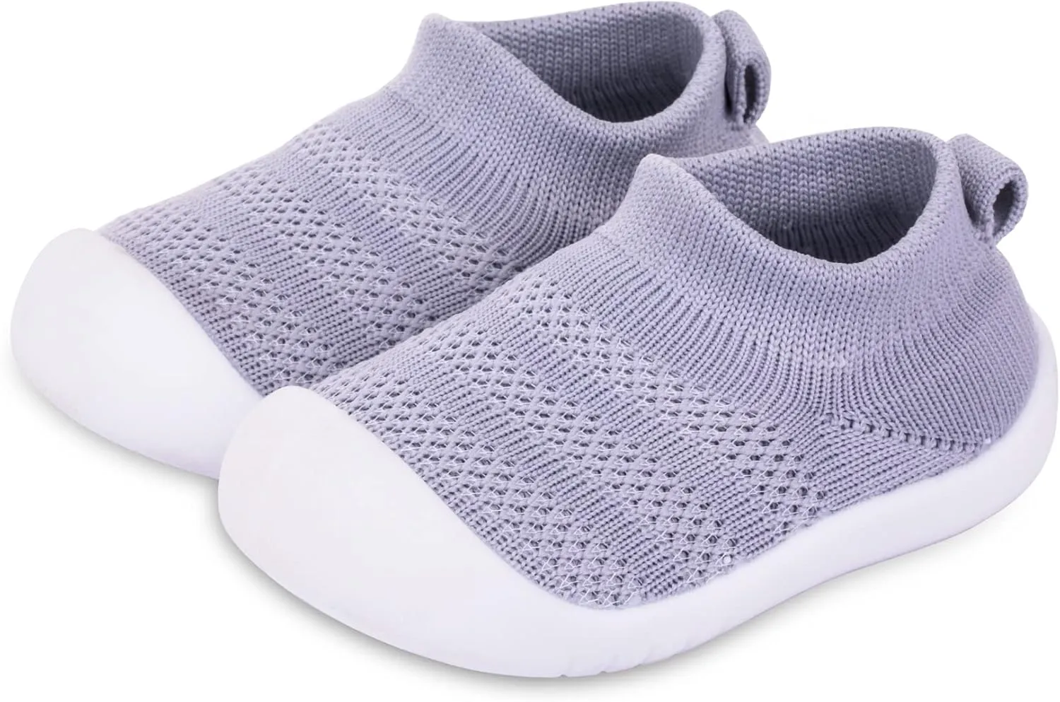Pluatyep Baby Toddler First Walking Non-Skid Shoes Infant Boys Girls Soft Sole Fashion Breathable Knitted Mesh Socks Shoes Slip-on Slippers