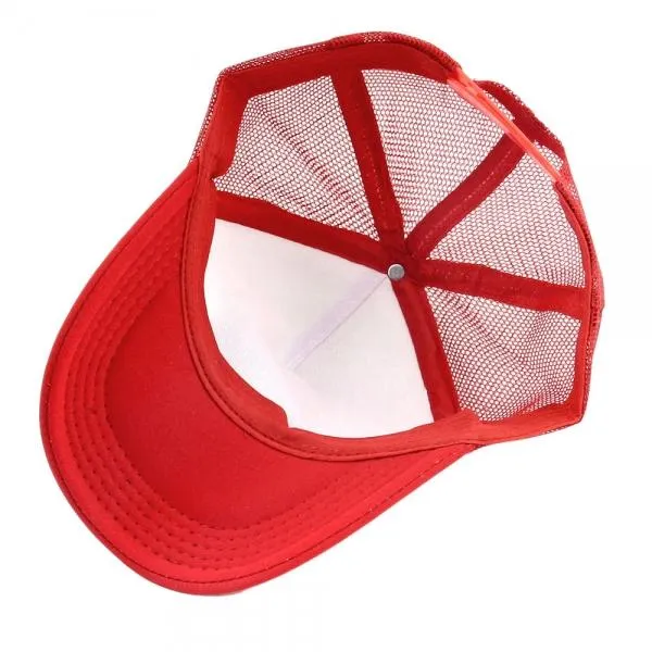 POKEMON Anime Cosplay Ash Ketchum Baseball Trainer Hat #02 Red