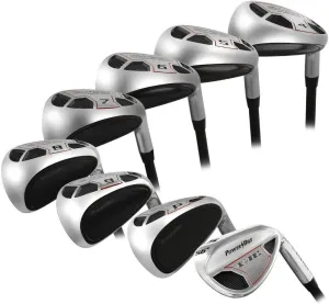 Powerbilt Golf EX-550 Hybrid Iron Set, Men's Right Handed 4-SW (8 Clubs), Senior Flex Graphite