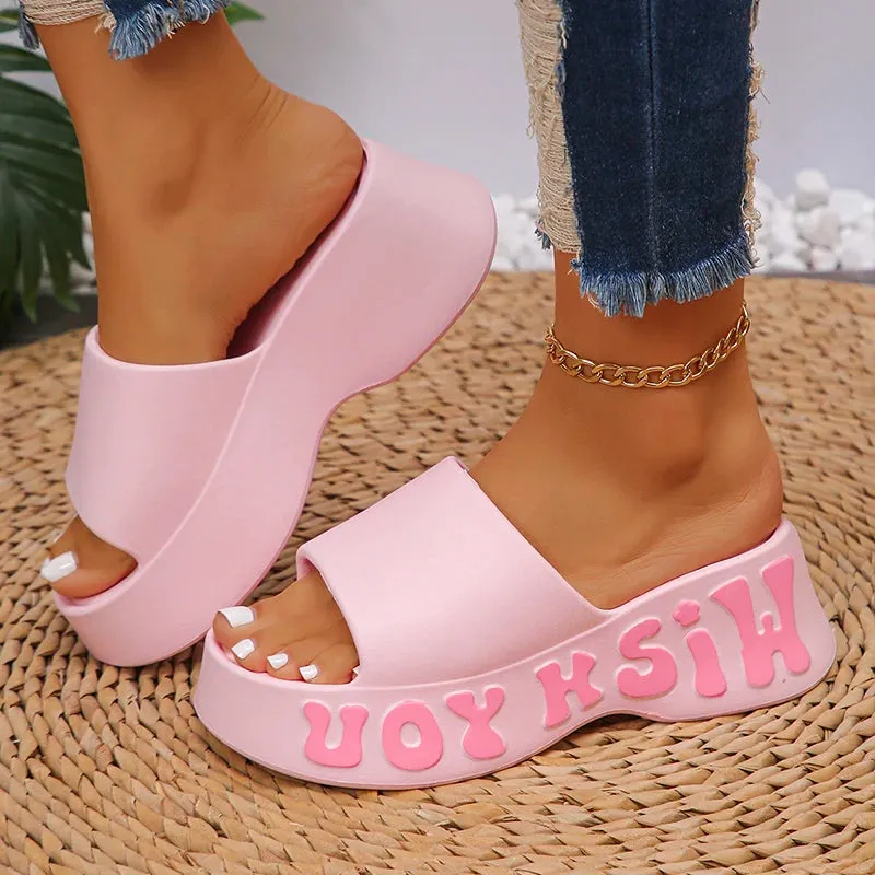 Print Wedge Platform Slides