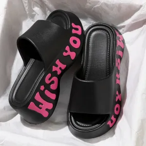 Print Wedge Platform Slides