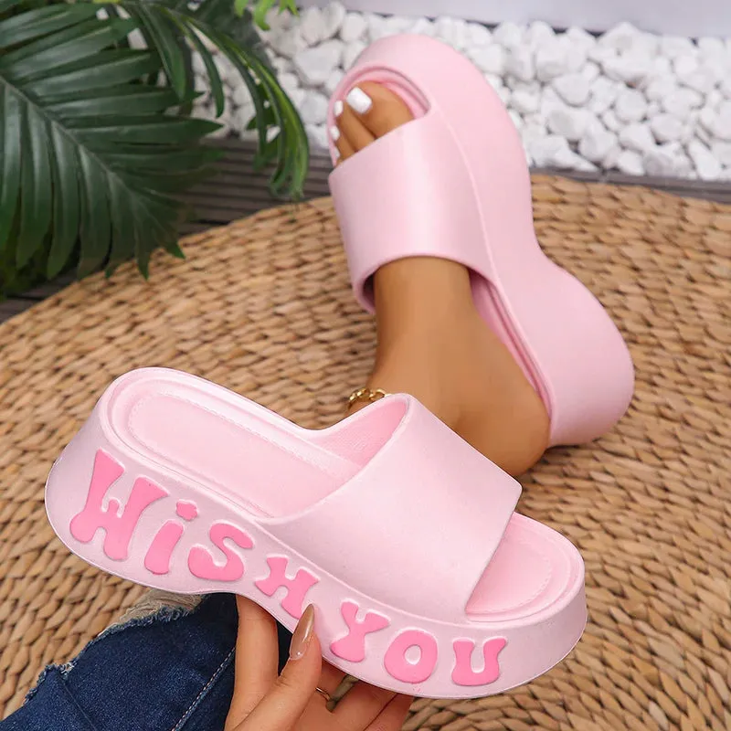 Print Wedge Platform Slides