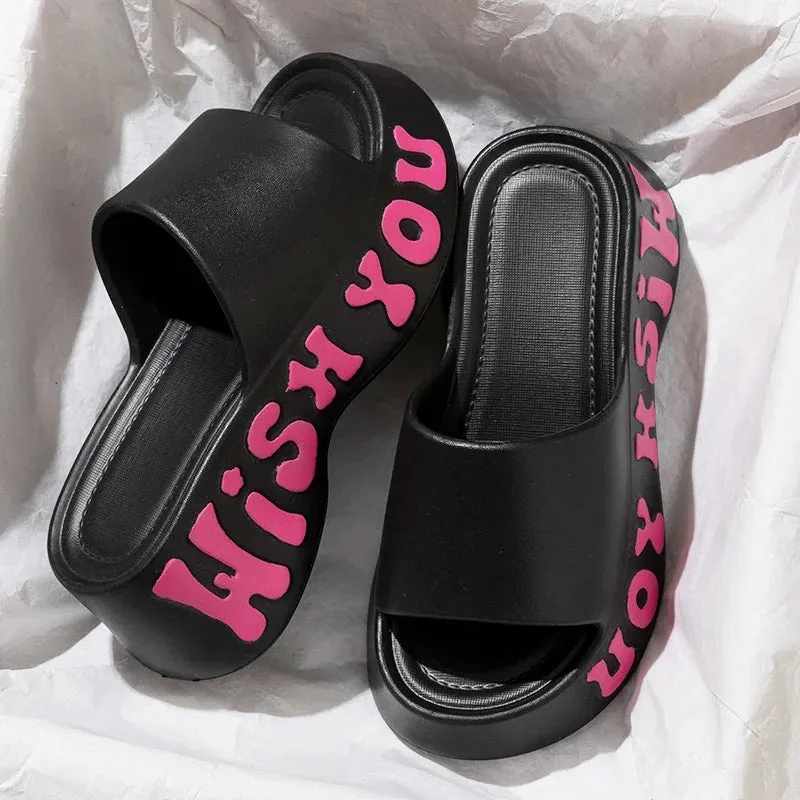 Print Wedge Platform Slides