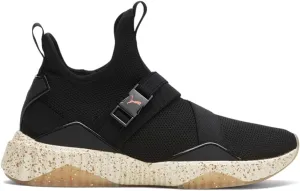 PUMA Womens Defy Mid Interest Slip On Training Sneakers Shoes - Black - Size 6.5 M