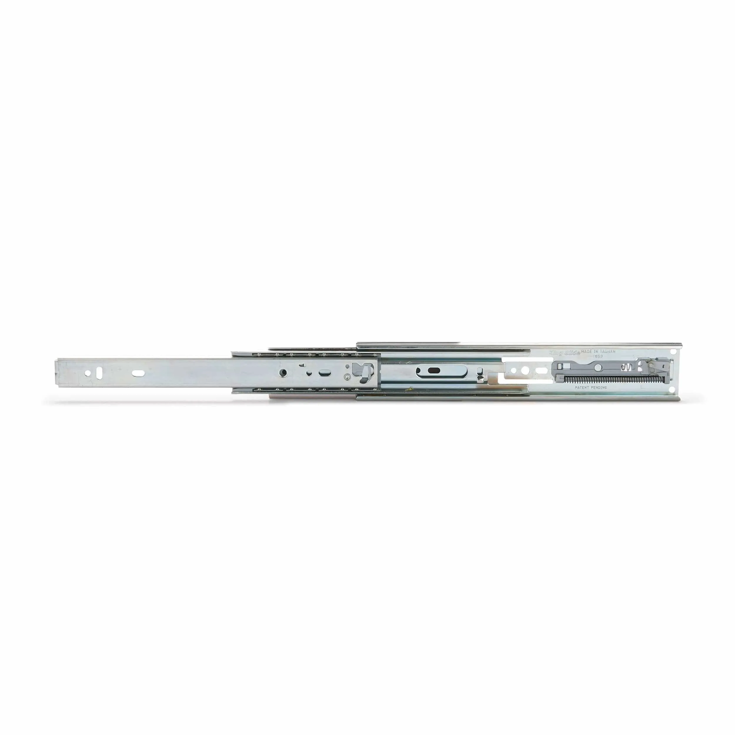 Push-to-Open Full Extension Side Mount Drawer Slide - Model 3M89 - Pair