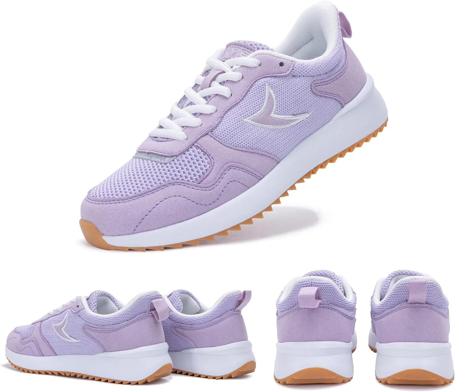 Quseek Womens Fashion Sneakers Tennis Walking Shoes Comfortable Lightweight Slip On Classic Retro Casual Non Slip Shoes for Woman Size 6-11