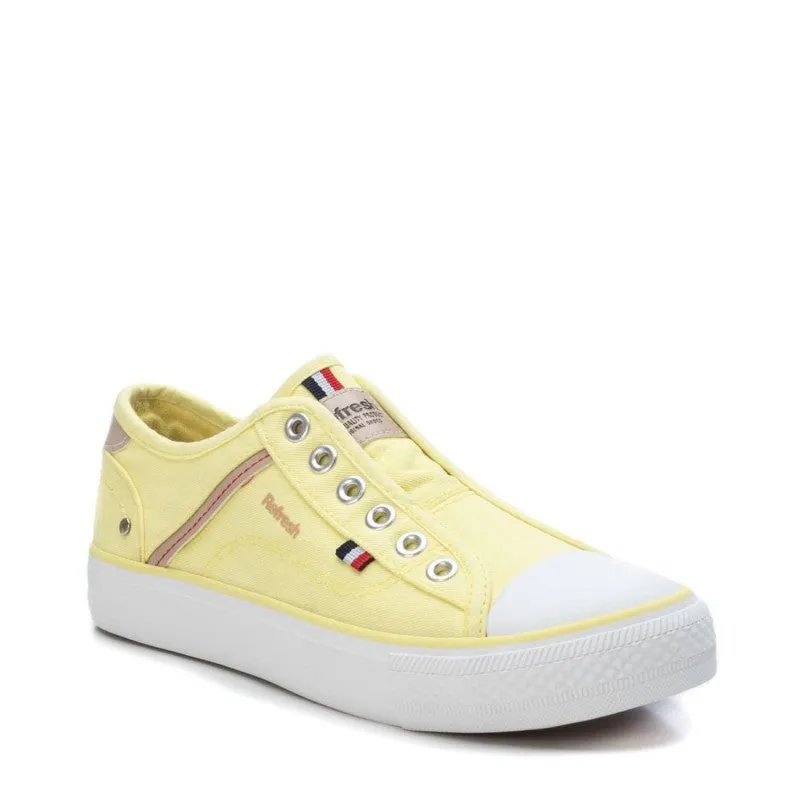 REFRESH - SLIP ON TRAINER - YELLOW