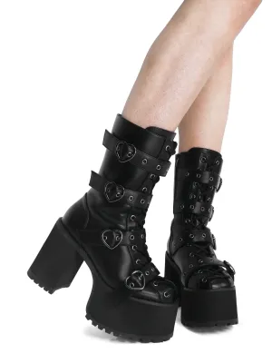 Regina Corset Platform Boots FOXBLOOD