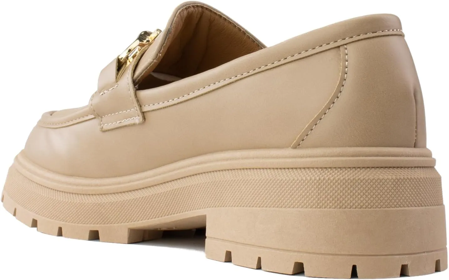 RF ROOM OF FASHION Women's Lug Sole Platform Loafer Shoes