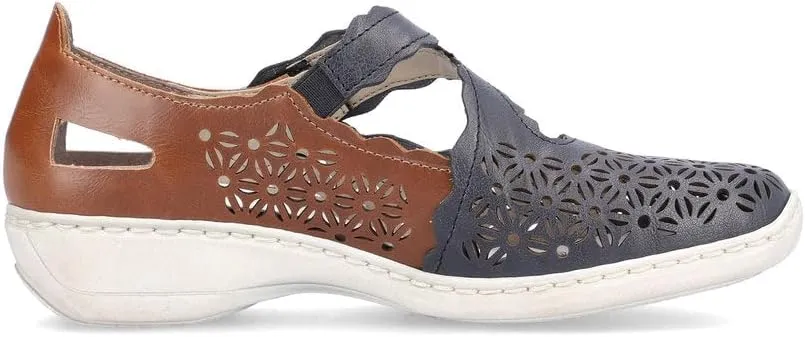 Rieker 413G4 Doris Mary Jane Women's Shoes - Supportive Shoes with Secure Strap, Soft Cushioning & Lightweight - Durable Sole for All-Day Wear