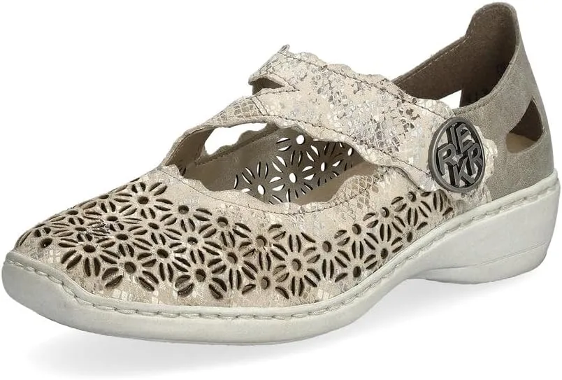Rieker 413G4 Doris Mary Jane Women's Shoes - Supportive Shoes with Secure Strap, Soft Cushioning & Lightweight - Durable Sole for All-Day Wear