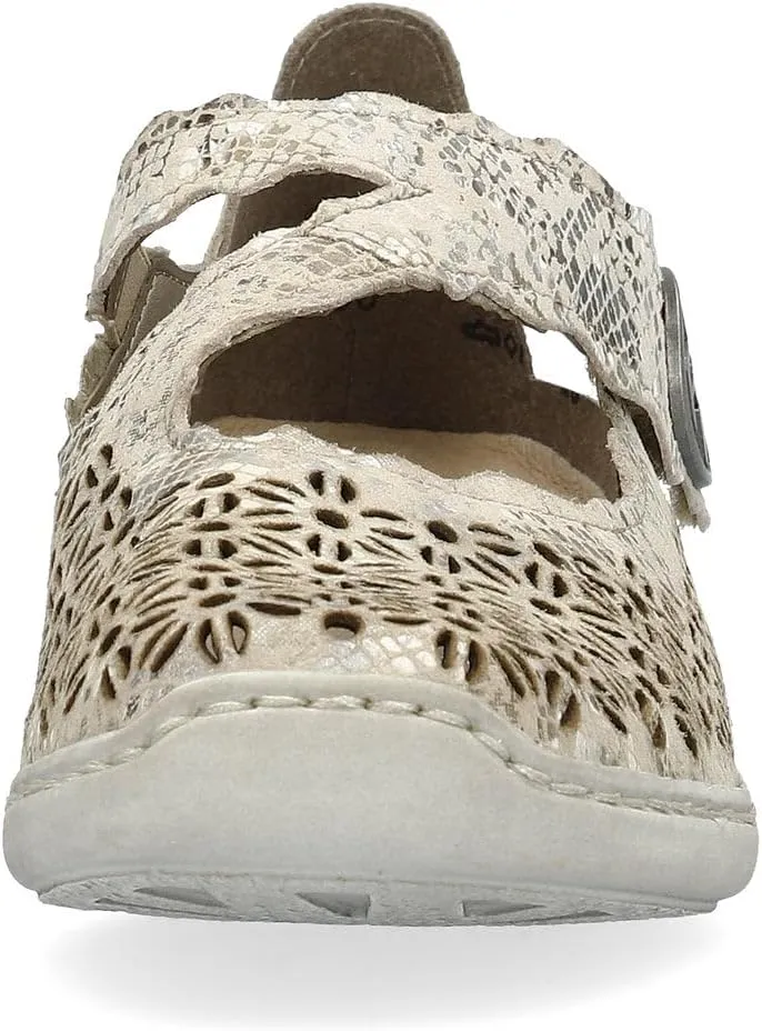 Rieker 413G4 Doris Mary Jane Women's Shoes - Supportive Shoes with Secure Strap, Soft Cushioning & Lightweight - Durable Sole for All-Day Wear