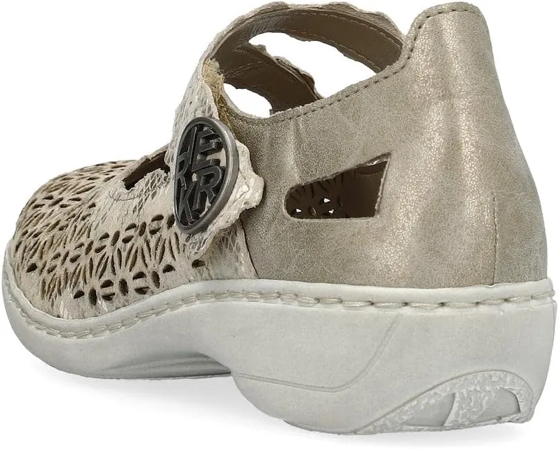 Rieker 413G4 Doris Mary Jane Women's Shoes - Supportive Shoes with Secure Strap, Soft Cushioning & Lightweight - Durable Sole for All-Day Wear