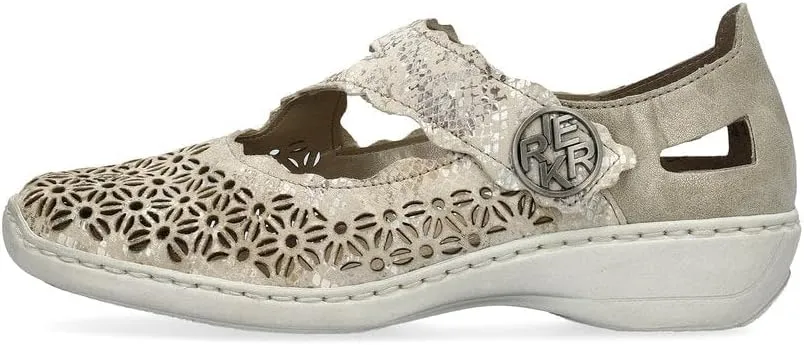 Rieker 413G4 Doris Mary Jane Women's Shoes - Supportive Shoes with Secure Strap, Soft Cushioning & Lightweight - Durable Sole for All-Day Wear