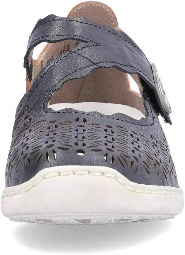 Rieker 413G4 Doris Mary Jane Women's Shoes - Supportive Shoes with Secure Strap, Soft Cushioning & Lightweight - Durable Sole for All-Day Wear