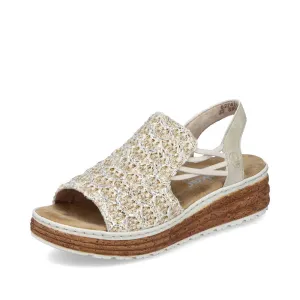 Rieker 62741-60 Woven Wedge Sandal