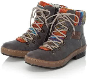 Rieker Z6473 Felicitas Grey Size 8 M US