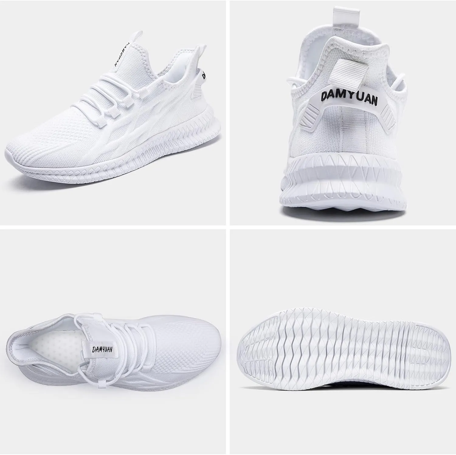 Running Shoes for Men Tennis Mens Sneakers Gym Workout Lightweight Walking Casual Athletic Slip On Shoes