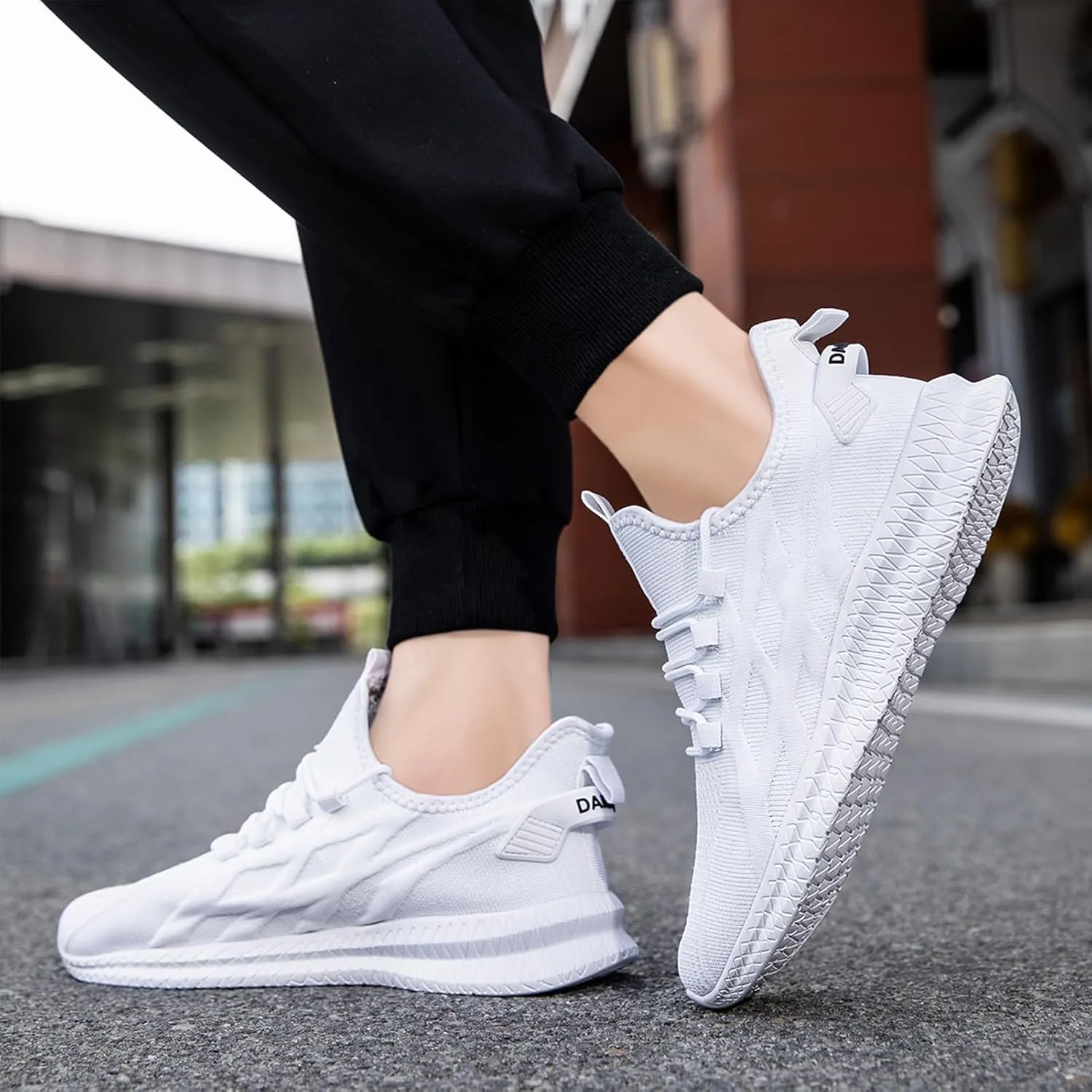 Running Shoes for Men Tennis Mens Sneakers Gym Workout Lightweight Walking Casual Athletic Slip On Shoes