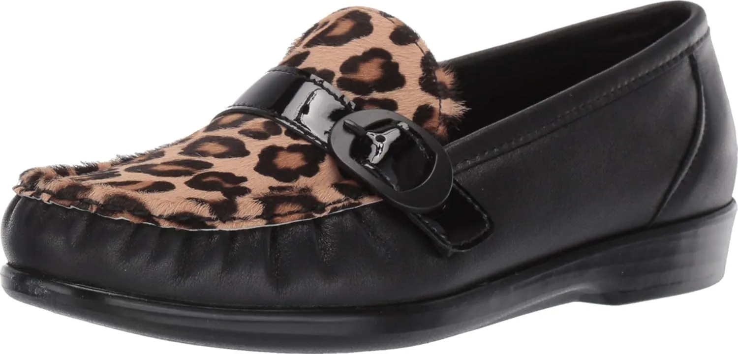 SAS Women's Taylor Comfort Wedge Slip-On Shoes with Tassels - Leather Upper