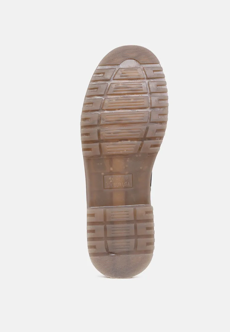 sasha lace-up ankle boots with side zipper