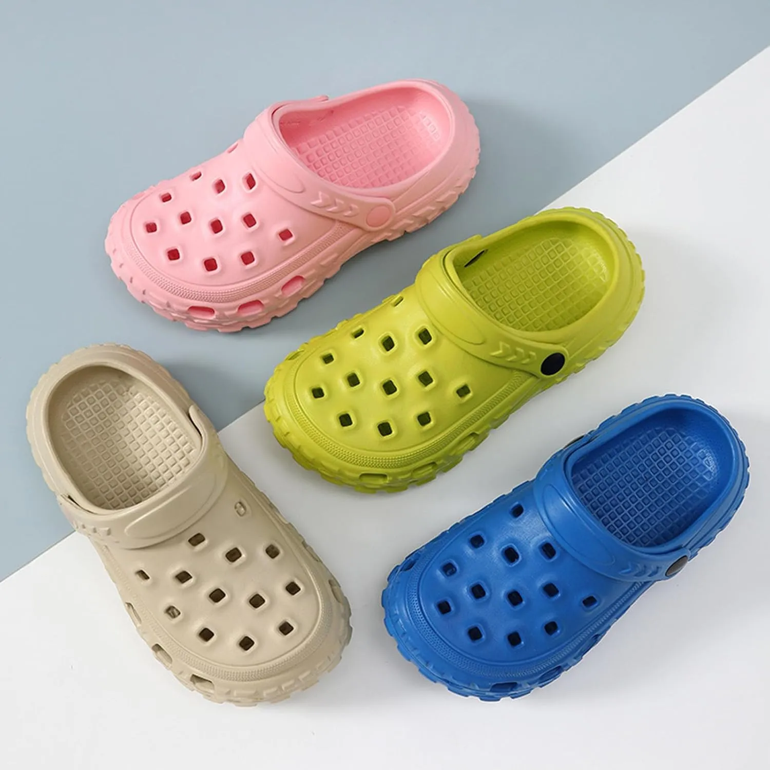 SECHRITE Boys Girls Classic Garden Clogs Shoes for Kids Waterproof Water Shoes Indoor Outdoor Slippers - Toddler/Little Kid/Big Kid