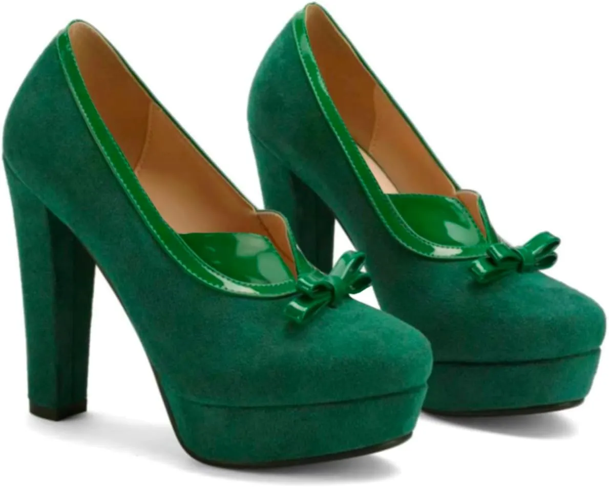 SHODENSE Women Vintage Chunky Platform Loafers Pumps Tassel Round Closed Toe Slip On Suede Block High Heel Dress Loafer Shoes Buckle Strap Oxford Loafers Fringe Pump Dressy Chic Sexy Y2k 4-11 M US