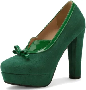 SHODENSE Women Vintage Chunky Platform Loafers Pumps Tassel Round Closed Toe Slip On Suede Block High Heel Dress Loafer Shoes Buckle Strap Oxford Loafers Fringe Pump Dressy Chic Sexy Y2k 4-11 M US