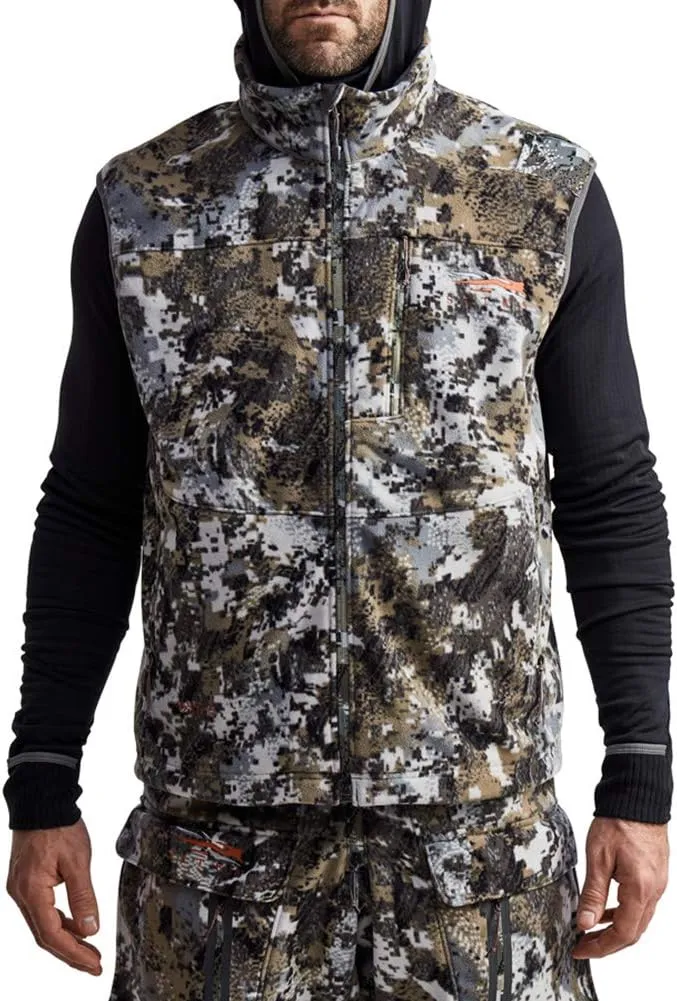 SITKA Gear Men's Stratus Windstopper Water Repellent Ultra-Quiet Fleece Hunting Vest