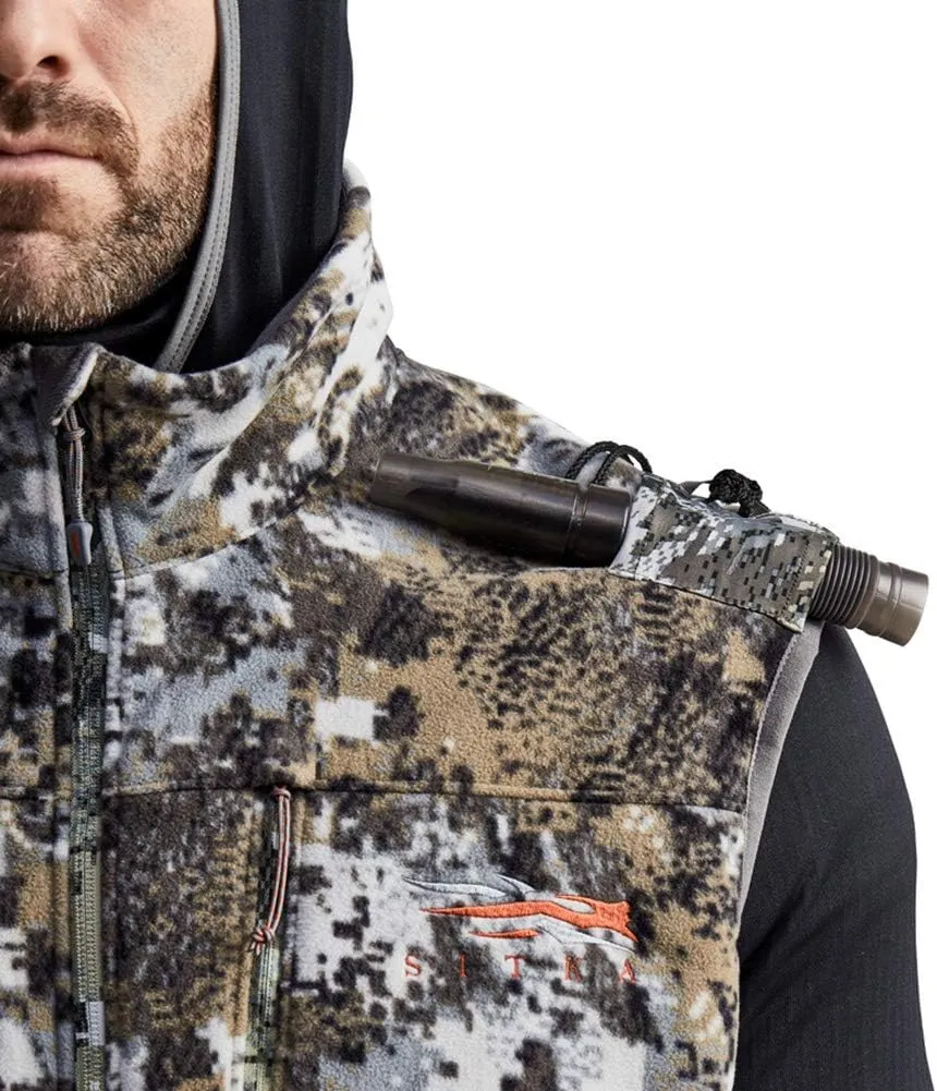 SITKA Gear Men's Stratus Windstopper Water Repellent Ultra-Quiet Fleece Hunting Vest