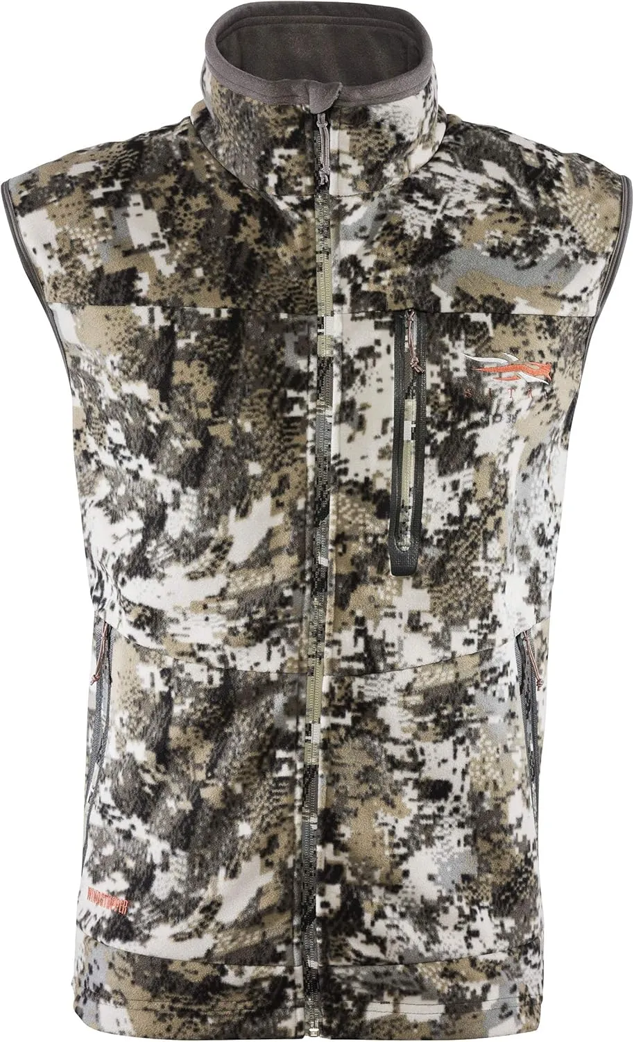 SITKA Gear Men's Stratus Windstopper Water Repellent Ultra-Quiet Fleece Hunting Vest