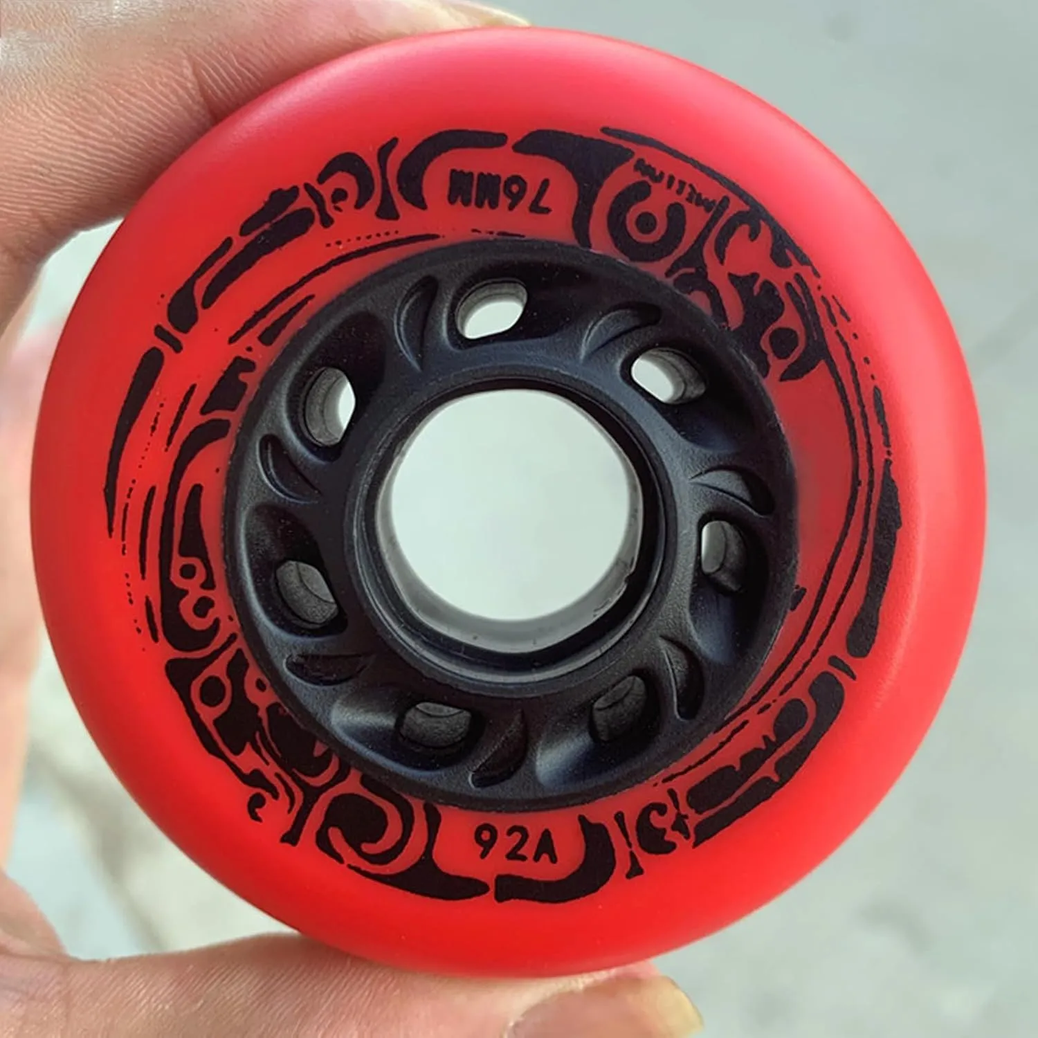 Skateboard Wheels 8-Pack Inline Wheels 92A Speed Skating Shoes Replacement Wheel Use on Luggage or Wheelchairs