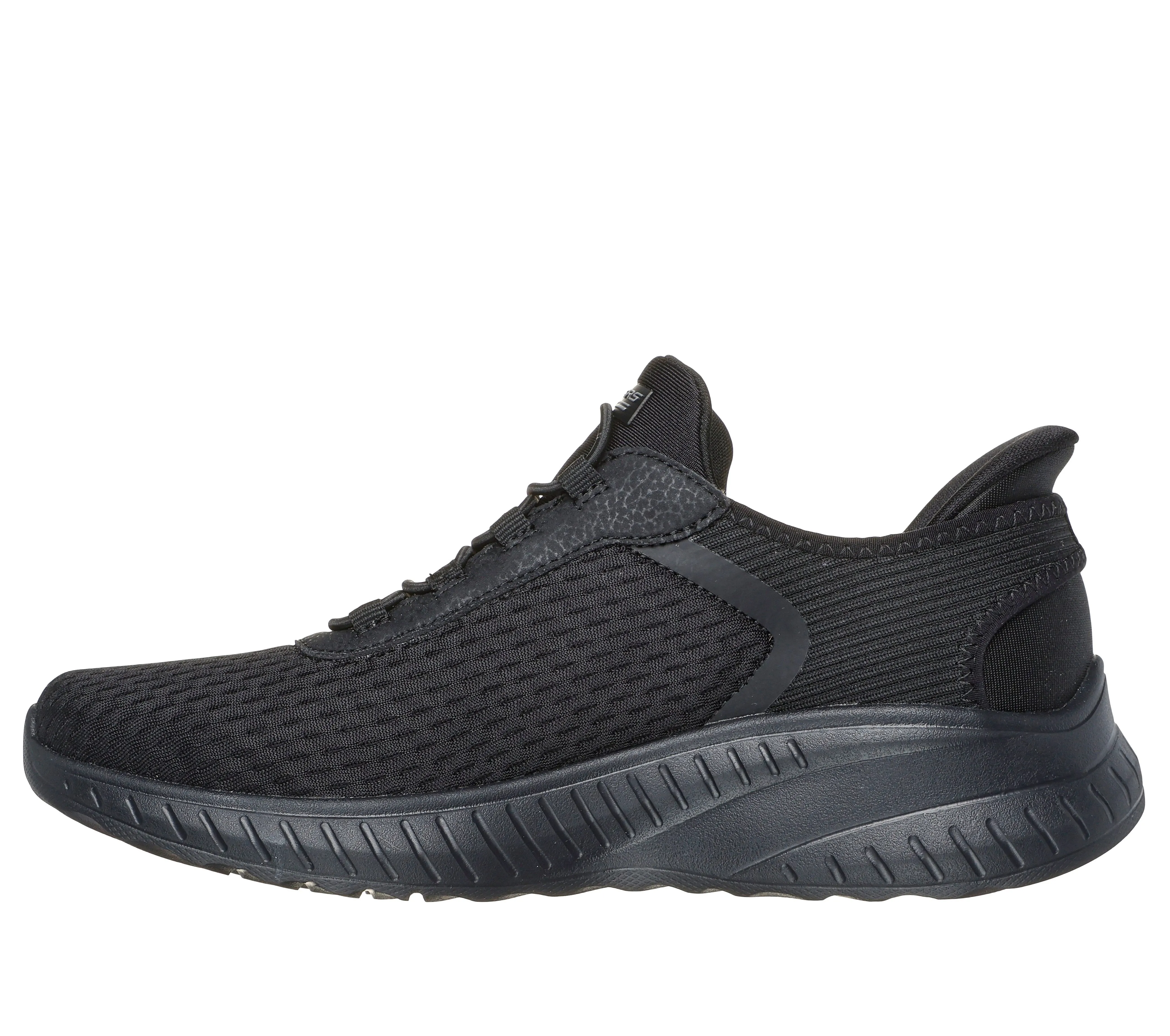 SKECHERS - 117504 BOBS SQUAD CHAOS-IN COLOR SLIP-ON TRAINER - BLACK