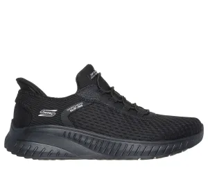 SKECHERS - 117504 BOBS SQUAD CHAOS-IN COLOR SLIP-ON TRAINER - BLACK