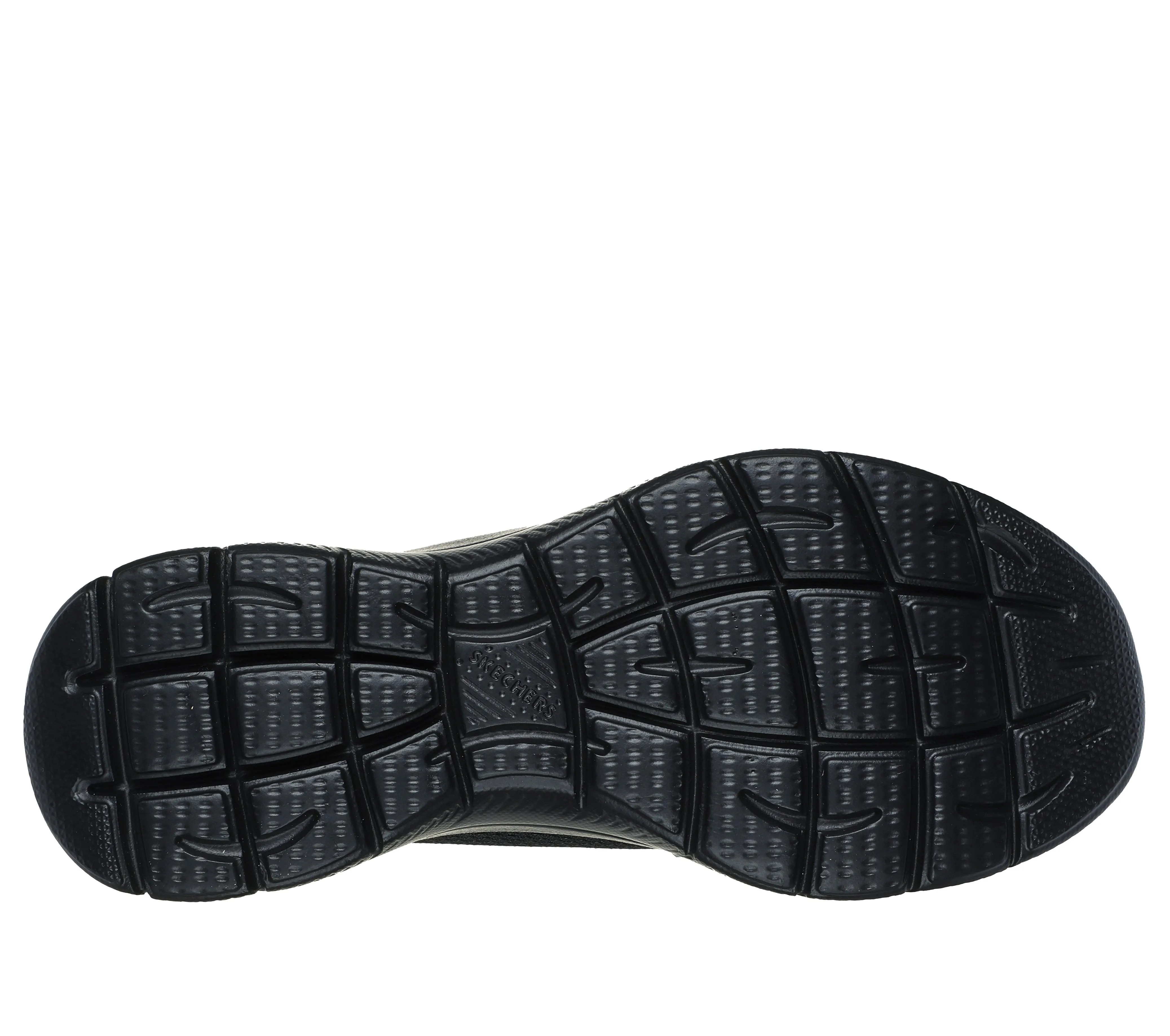 SKECHERS - 150123 SUMMITS DIAMOND DREAM-BUNGEE SLIP-IN TRAIN - BLACK