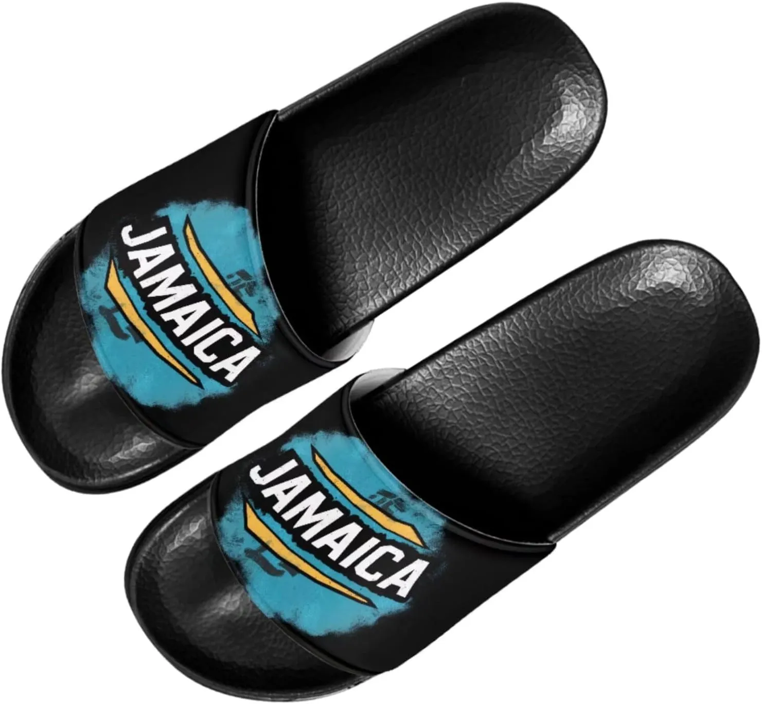 Slide Sandals Slippers for Women and Men, Cozy PU Uppers EVA Sole Non Slip Quick Drying Shower Shoes Bathroom Office