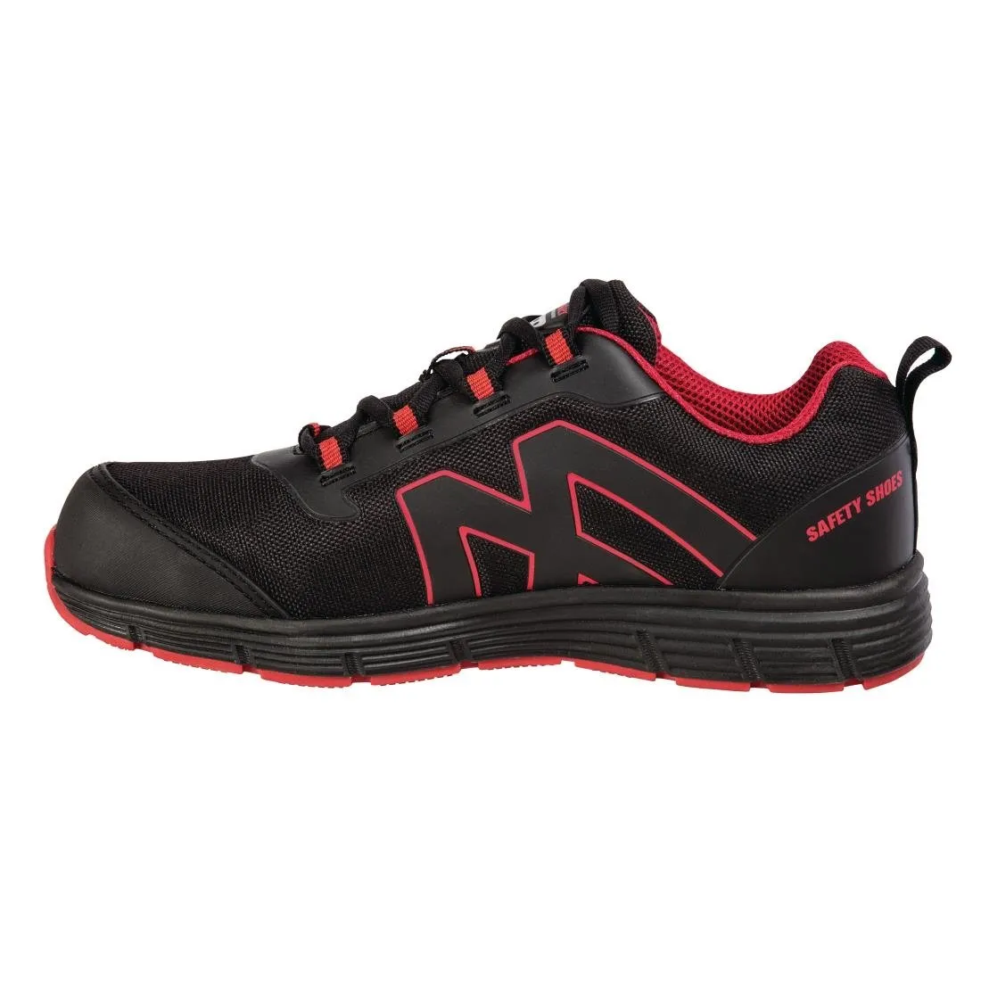 Slipbuster Mesh Safety Trainers Black 44