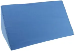 Small Wedge Pillow,Yoga Wedge Pillow, for Sleeping, Resting and Reading in Bed with Firm Support,Air Layer Wedge Cover, Bed Wedge Pillow with Memory Foam Top (Blue)