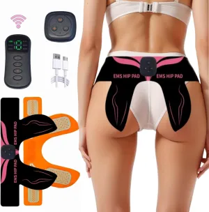 Smart Hip Glute Trainer for Butt, Glute Toning Device, EMS Wireless ABS Muscle Stimulator, Buttock Growth Massager Workout Machine for Women