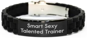Smart Sexy Talented Trainer Gifts from Friends on Valentine's - Glide lock Clasp Bracelet for Men and Women