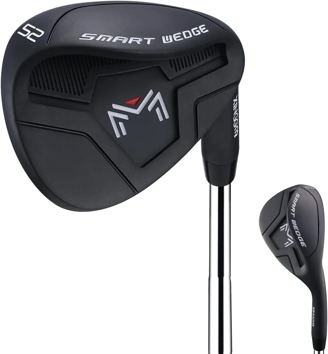 Smart Wedge – Full Face CNC Groove 52/56/60 Degree Golf Wedges for Men,Solid Shots, No Chunking for All Lies,Low CG Design for Bunker Shots