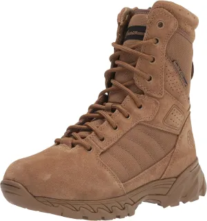 Smith & Wesson Men's Footwear Breach 2.0 8" Side Zip Military and Tactical Boot