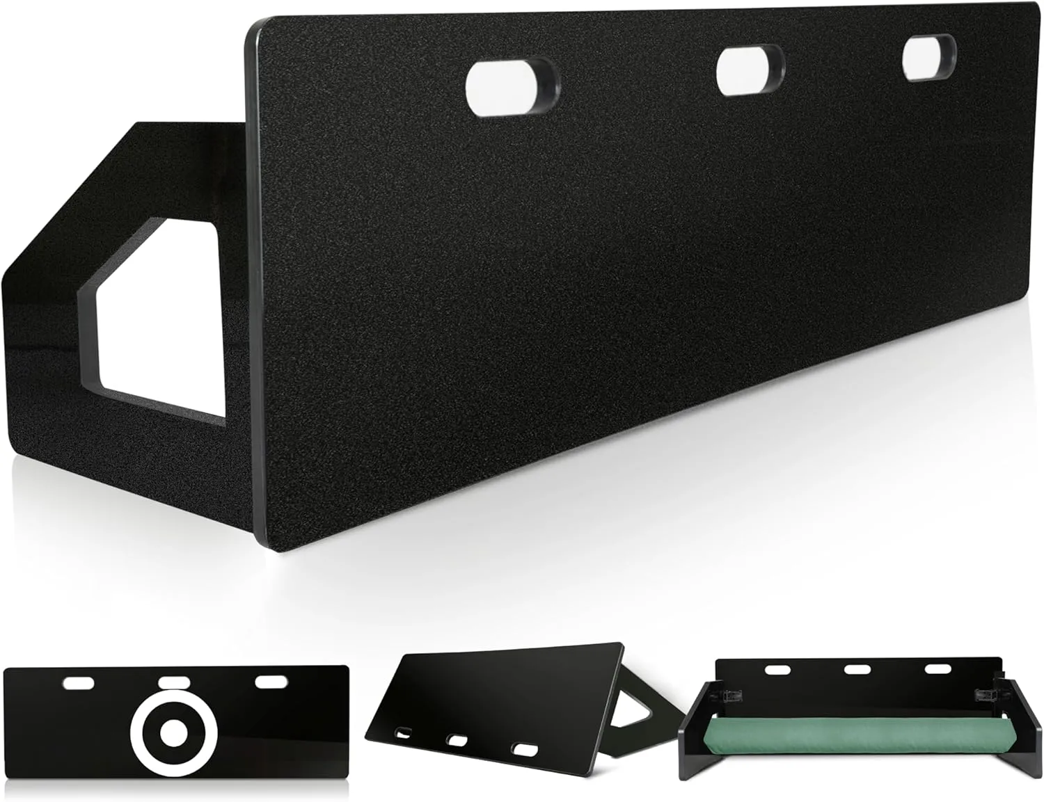 Soccer Rebounder Board Soccer Wall Kick Back Trainer with 2 Rebound Angles for Ball Passing and Bounce Back Training