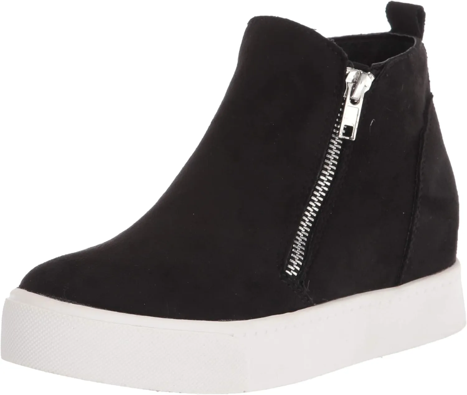 Soda Taylor Hidden Wedge Sole Booties Ankle Heels Sneaker Shoes Side Zipper
