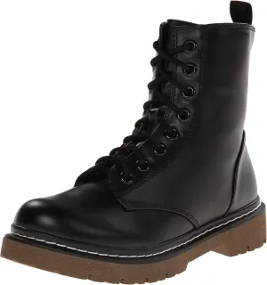 Soda Women's Grunge Combat Boot